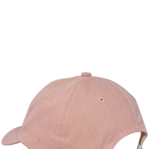 A light pink cap from the Caps collection shown from the back, featuring an adjustable strap and a small white tag with "GD" on it.